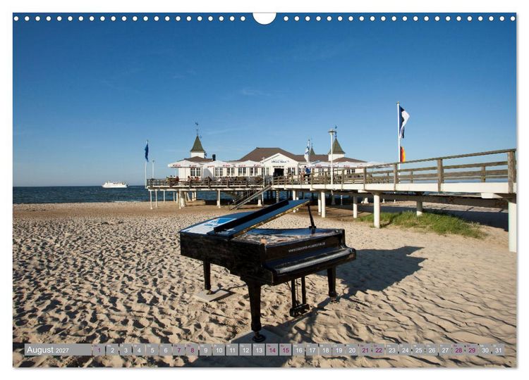 Produktbild: Usedom - Perle an der Ostsee (Wandkalender 2027 DIN A3 quer), CALVENDO Monatskalender