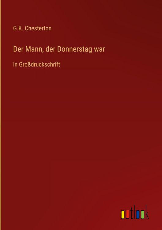 Produktbild: Der Mann, der Donnerstag war