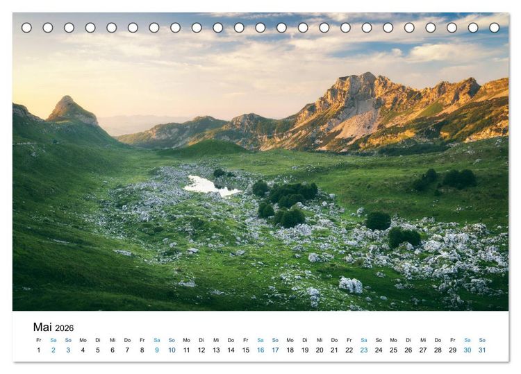 Produktbild: Juwelen des Balkans (Tischkalender 2026 DIN A5 quer), CALVENDO Monatskalender