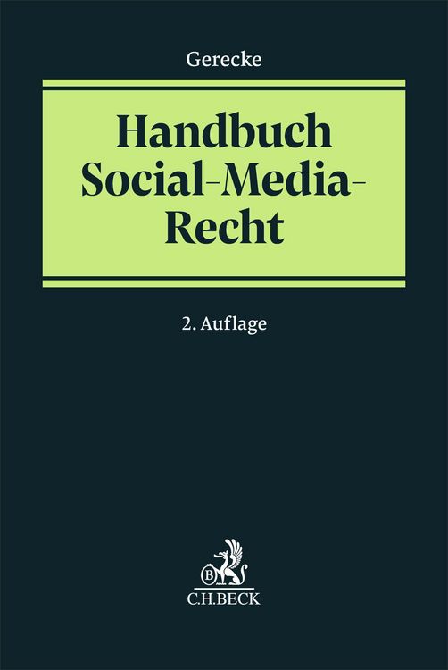 Produktbild: Handbuch Social-Media-Recht