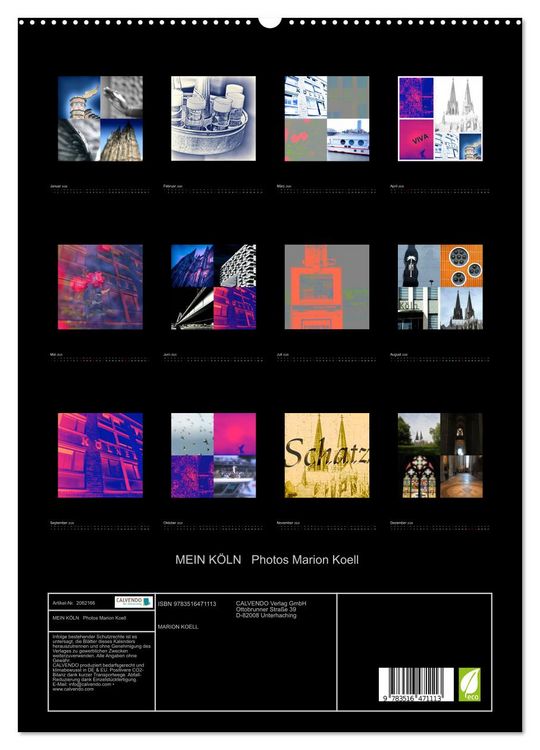 Produktbild: MEIN K&Ouml;LN Photos Marion Koell (hochwertiger Premium Wandkalender 2026 DIN A2 hoch), Kunstdruck in Hochglanz