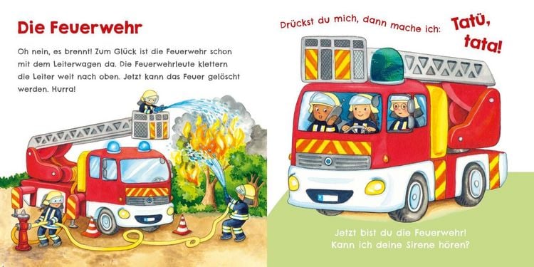 Produktbild: H&ouml;r mal, wie ich hupen kann (Mein erstes Streichel-Soundbuch 6)