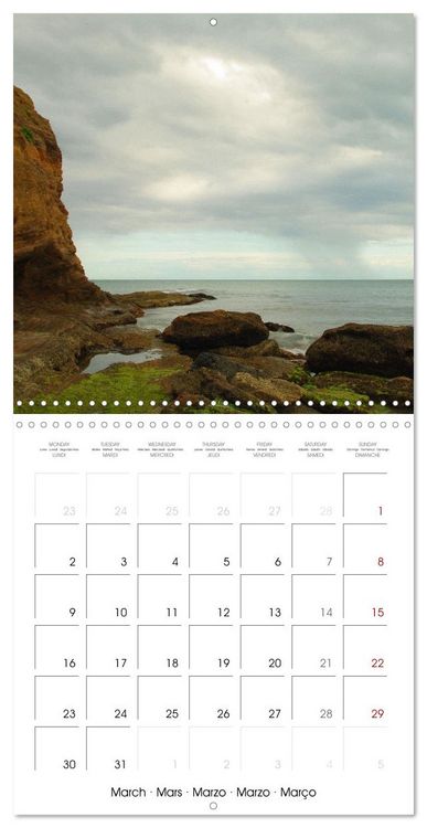 Produktbild: H&eacute;rault Cap d'Agde (Calendrier mural carr&eacute; 2026 30x30 cm) Calendrier double avec une page pour vos prises de notes