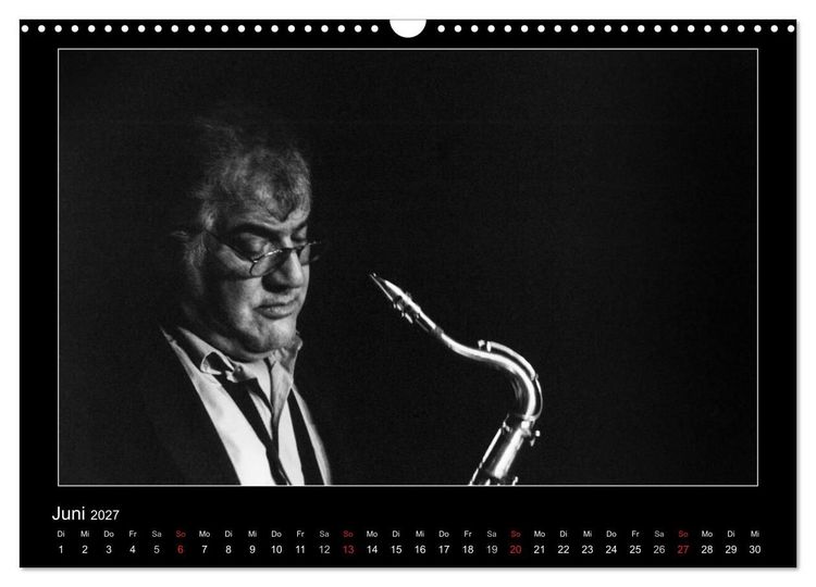 Produktbild: Jazz onstage (Wandkalender 2027 DIN A3 quer), CALVENDO Monatskalender