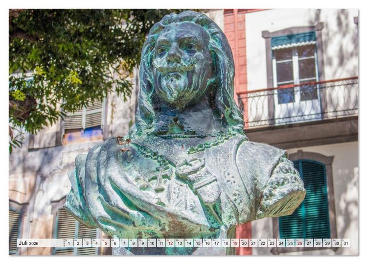 Produktbild: Funchal &ndash; Madeiras Seele am Atlantik (Tischkalender 2026 DIN A5 quer), CALVENDO Monatskalender