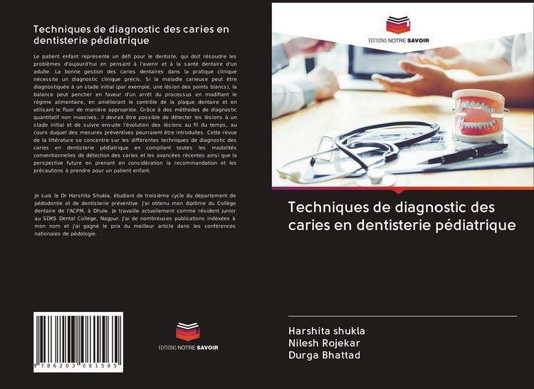 Produktbild: Techniques de diagnostic des caries en dentisterie p&eacute;diatrique