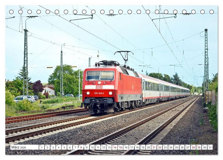 Produktbild: Die Baureihe 120 der Deutschen Bahn (Tischkalender 2026 DIN A5 quer), CALVENDO Monatskalender