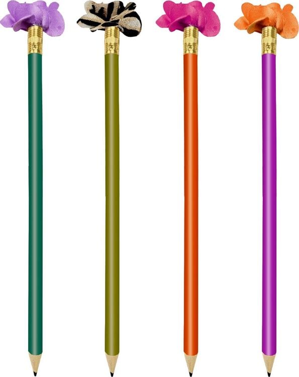 Produktbild: Karte mit Bleistift - Blumengr&uuml;&szlig;e - Sch&ouml;ner Schenken
