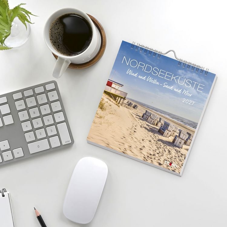 Produktbild: Nordseek&uuml;ste Postkartenkalender 2027 - Wind und Wellen - Sand und Meer