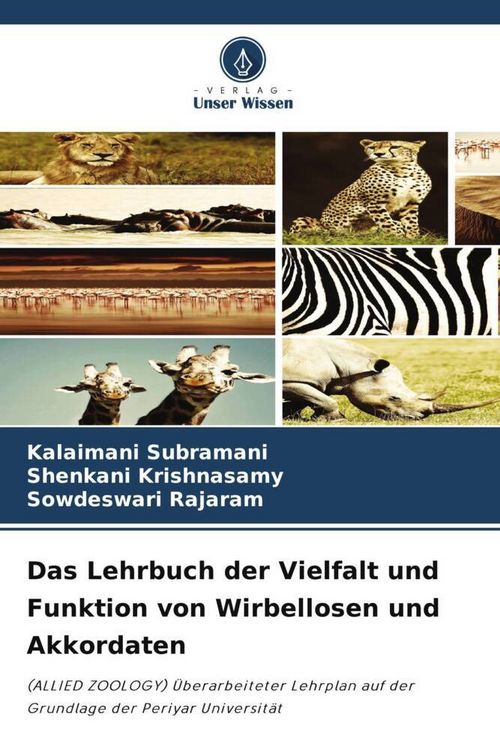Produktbild: Das Lehrbuch der Vielfalt und Funktion von Wirbellosen und Akkordaten