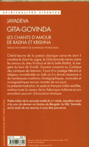 Produktbild: G&icirc;ta-Govinda : les chants d'amour de Radha et Krishna