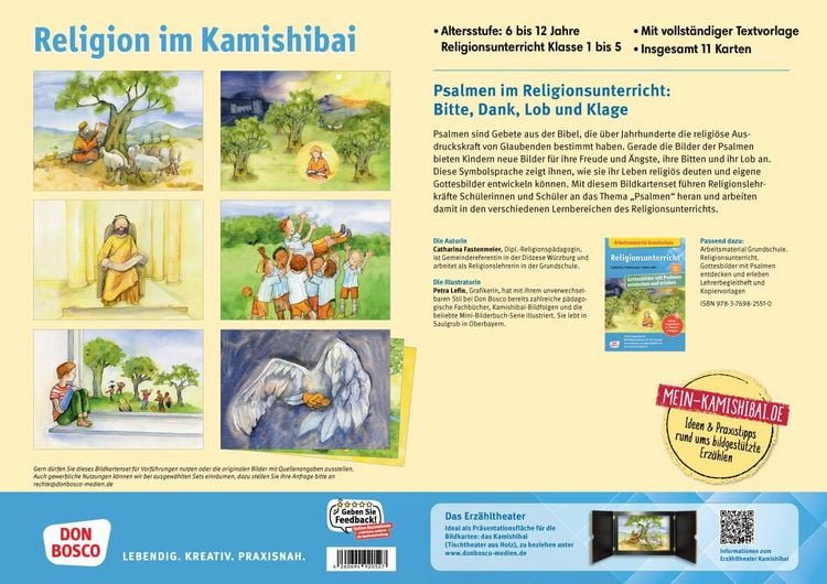 Produktbild: Gottesbilder mit Psalmen entdecken und erleben. Kamishibai Bildkartenset