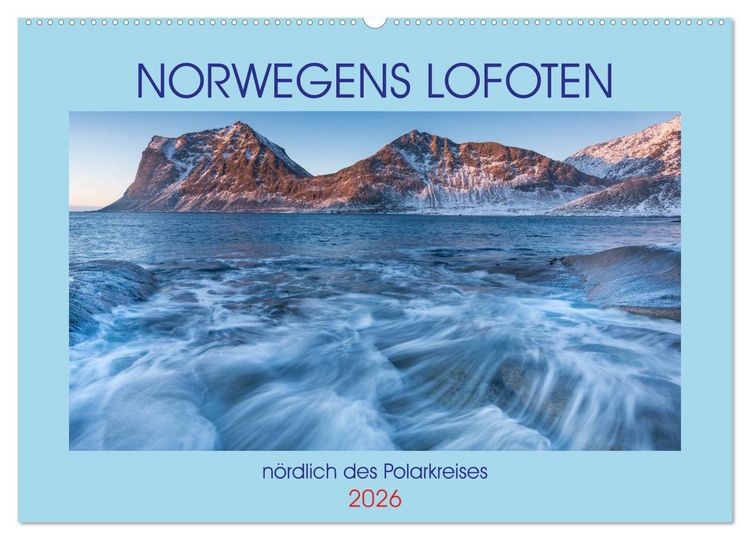Produktbild: Norwegens Lofoten (Wandkalender 2026 DIN A2 quer), CALVENDO Monatskalender