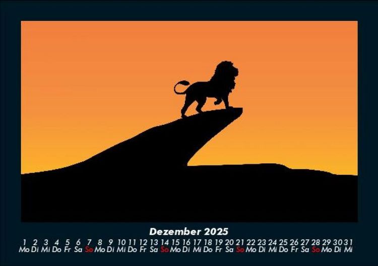 Produktbild: L&ouml;wen in der Wildnis 2025 Fotokalender DIN A5