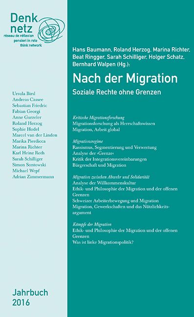 Produktbild: Jahrbuch Denknetz 2016: Nach der Migation.