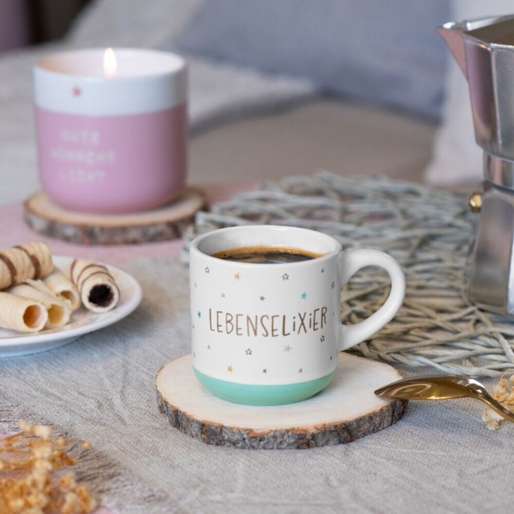 Produktbild: Espressotasse Druck LEBENSELIXIER