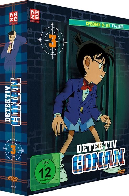 Produktbild: Detektiv Conan - TV-Serie - DVD Box 3 (Episoden 69-102) [6 DVDs]
