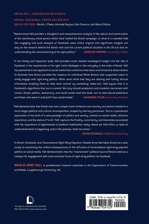 Produktbild: Brexit, Facebook, and Transnational Right-Wing Populism