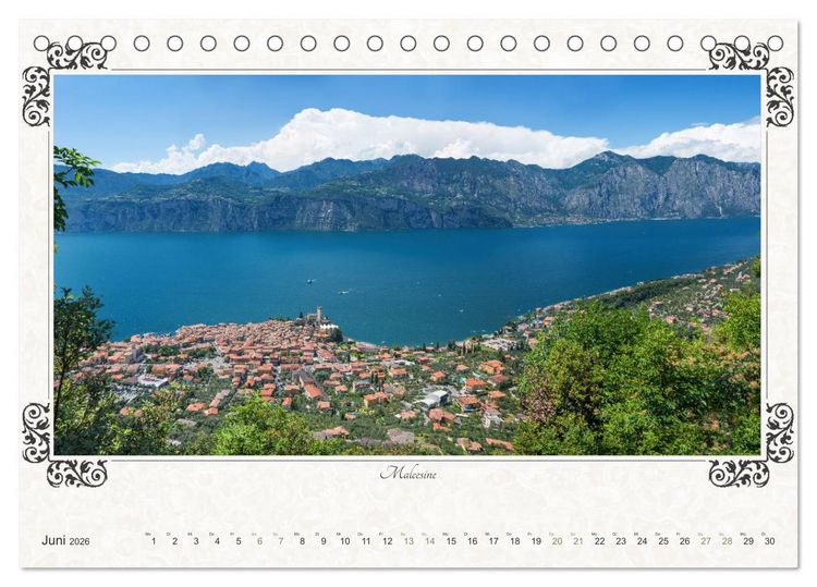 Produktbild: Gardasee - Idylle am Lago 2026 (Tischkalender 2026 DIN A5 quer), CALVENDO Monatskalender