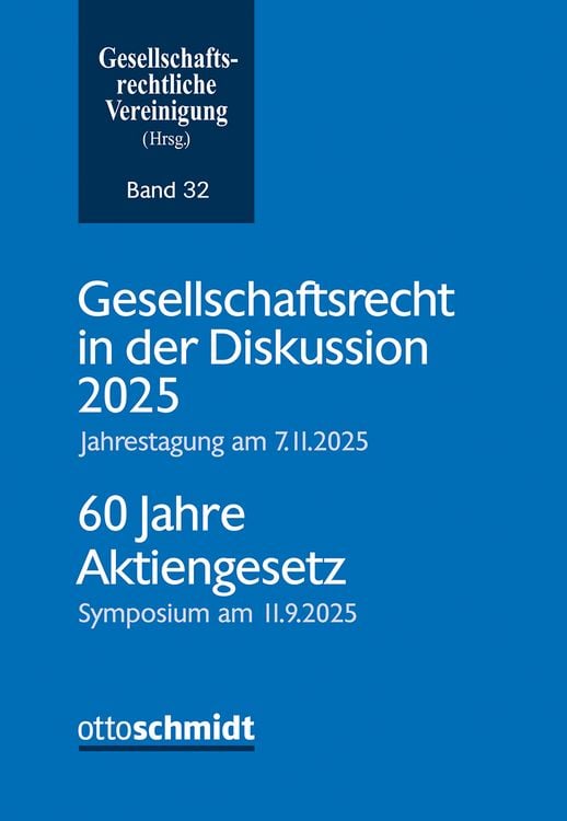 Produktbild: Gesellschaftsrecht in der Diskussion 2025