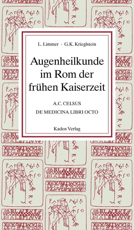 Produktbild: Augenheilkunde im Rom der frühen Kaiserzeit