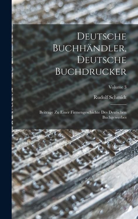 Produktbild: Deutsche Buchh&auml;ndler, Deutsche Buchdrucker