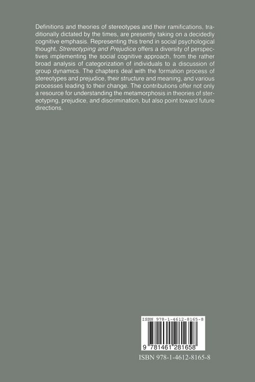 Produktbild: Stereotyping and Prejudice