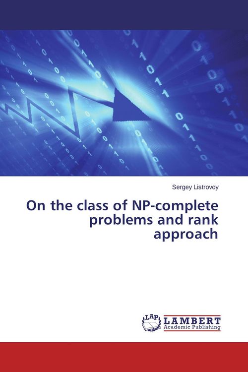Produktbild: On the class of NP-complete problems and rank approach