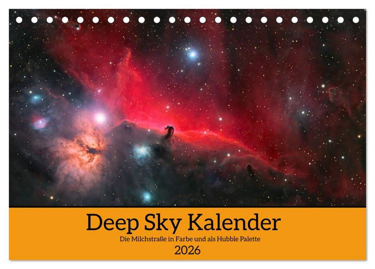 Produktbild: Deep Sky Kalender (Tischkalender 2026 DIN A5 quer), CALVENDO Monatskalender