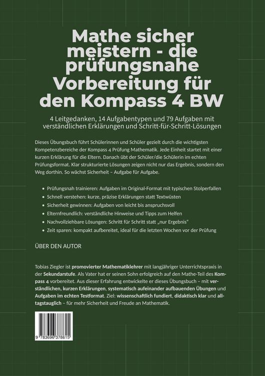 Produktbild: Kompass 4 Mathe BW