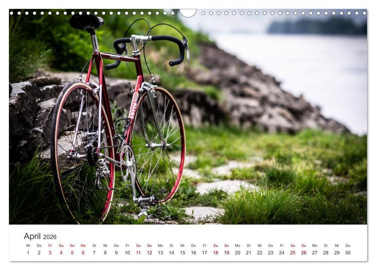 Produktbild: Stahlrenner - Rennrad-Klassiker aus Europa (Wandkalender 2026 DIN A3 quer), CALVENDO Monatskalender