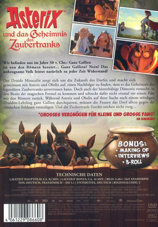 Produktbild: Asterix und das Geheimnis des Zaubertranks