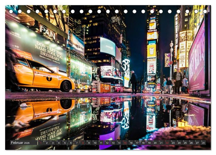 Produktbild: Fernweh New York City (Tischkalender 2026 DIN A5 quer), CALVENDO Monatskalender