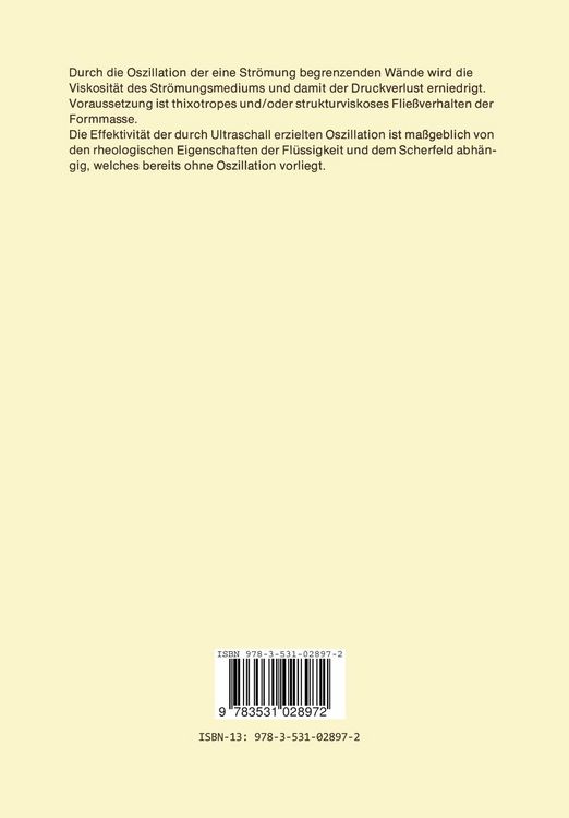 Produktbild: Verbesserung der Flie&szlig;f&auml;higkeit hochgef&uuml;llter Formmassen beim Spritzgie&szlig;en, Extrudieren und Beschichten mittels Rakel