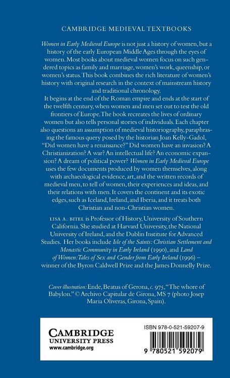 Produktbild: Women in Early Medieval Europe, 400 1100