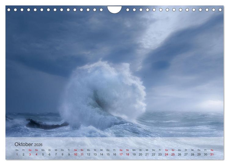 Produktbild: Wellen Konzert (Wandkalender 2026 DIN A4 quer), CALVENDO Monatskalender