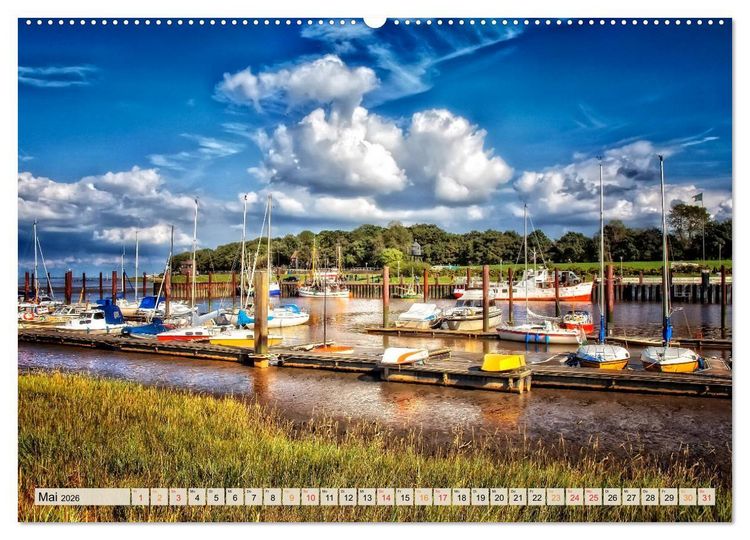Produktbild: Friesland - Nordseebad Dangast (hochwertiger Premium Wandkalender 2026 DIN A2 quer), Kunstdruck in Hochglanz