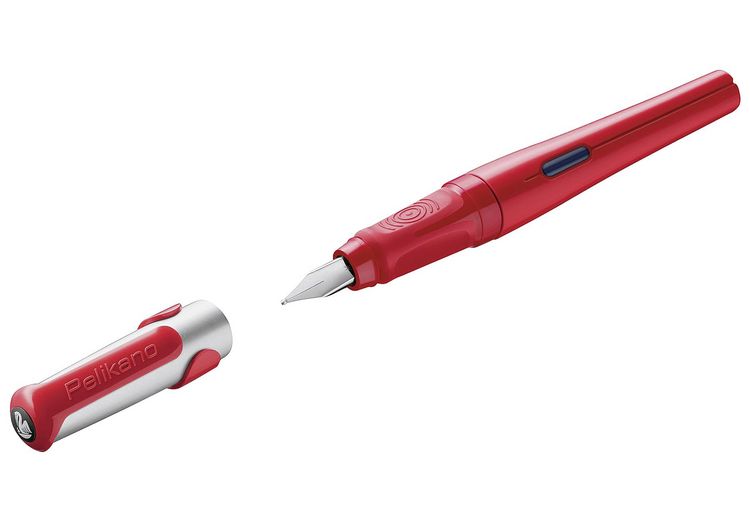 Produktbild: Pelikan F&uuml;ller Pelikano&reg; Original f&uuml;r Rechtsh&auml;nder, Rot, Feder M