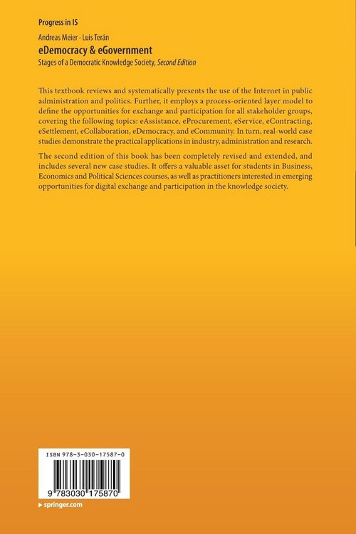 Produktbild: EDemocracy & eGovernment