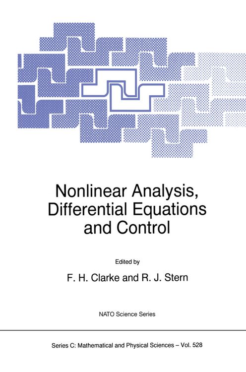 Produktbild: Nonlinear Analysis, Differential Equations and Control
