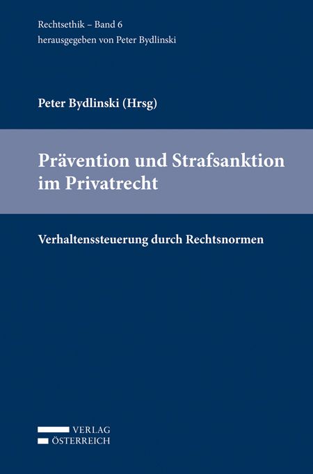 Produktbild: Pr&auml;vention und Strafsanktion im Privatrecht