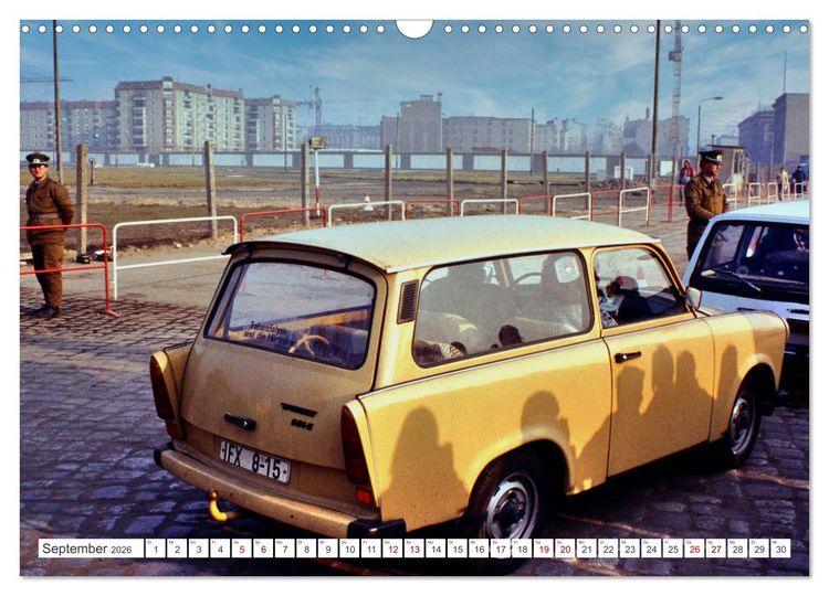 Produktbild: Trabi-Land DDR (Wandkalender 2026 DIN A3 quer), CALVENDO Monatskalender