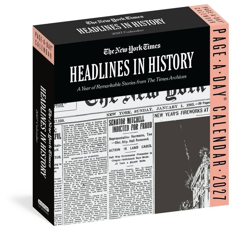 Produktbild: The New York Times Headlines in History Page-A-Day&reg; Calendar 2027