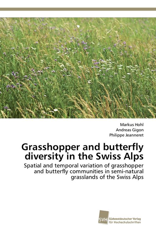Produktbild: Grasshopper and butterfly diversity in the Swiss Alps