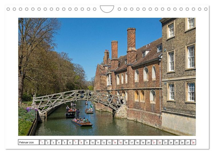 Produktbild: Sehenswertes in Oxford und Cambridge (Wandkalender 2026 DIN A4 quer), CALVENDO Monatskalender
