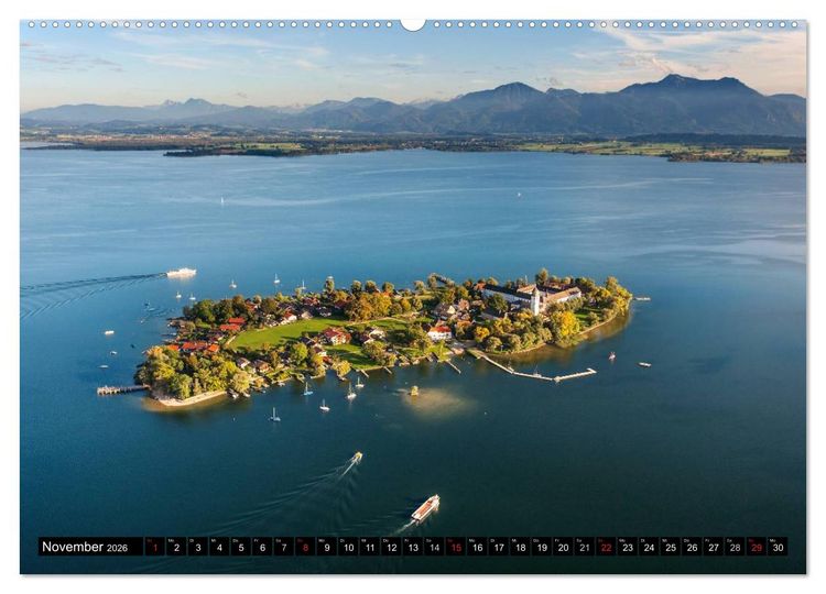 Produktbild: Der Chiemgau von oben (Wandkalender 2026 DIN A2 quer), CALVENDO Monatskalender