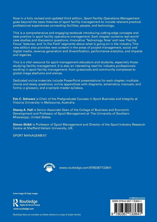 Produktbild: Sport Facility Operations Management
