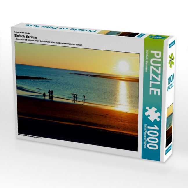 Produktbild: CALVENDO Puzzle Ein Motiv aus dem Kalender Einfach Borkum | 1000 Teile Lege-Gr&ouml;&szlig;e 64x48cm Foto-Puzzle f&uuml;r gl&uuml;ckliche Stunden
