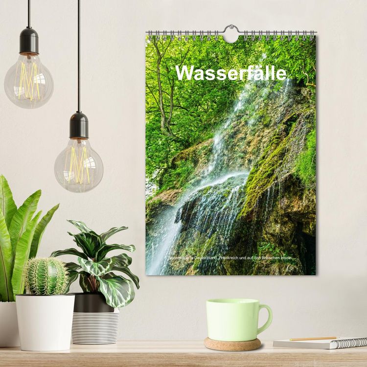 Produktbild: Wasserf&auml;lle in Deutschland, Frankreich und auf den Britischen Inseln (Wandkalender 2026 DIN A4 hoch), CALVENDO Monatskalender