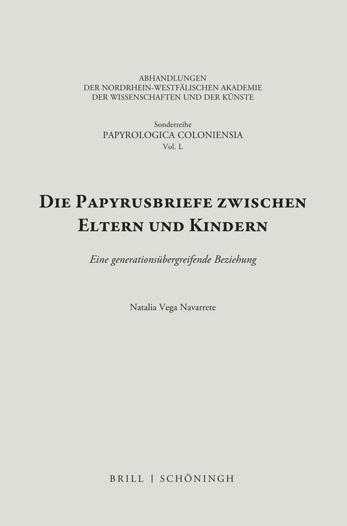 Produktbild: Die Papyrusbriefe zwischen Eltern und Kindern
